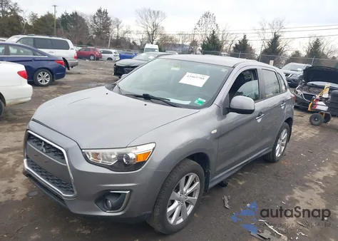 2015 Mitsubishi Outlander Sport Es from USA, damaged, VIN 4A4AP3AU3FE039477